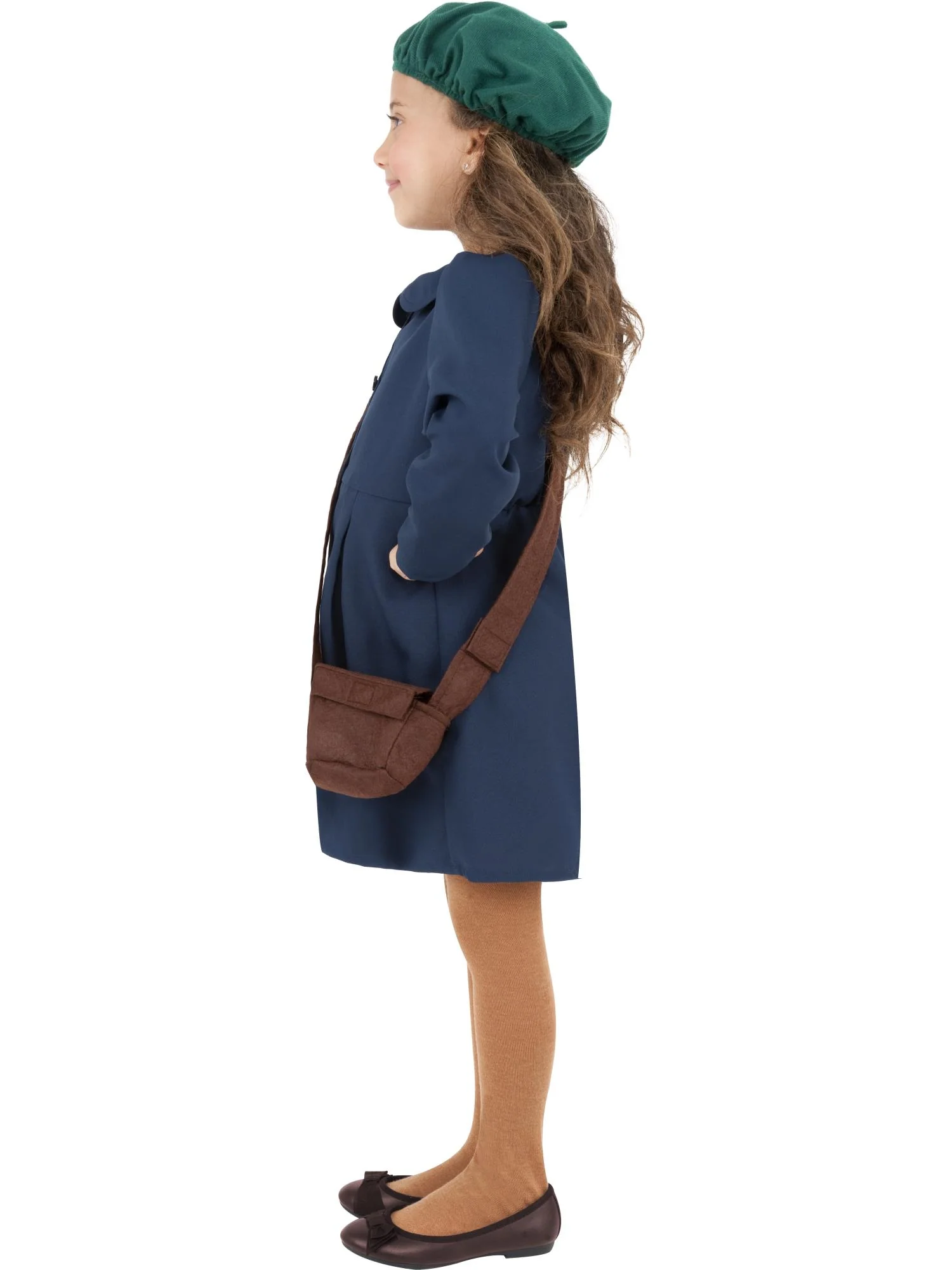 World War II Evacuee Girl Costume - Image 2