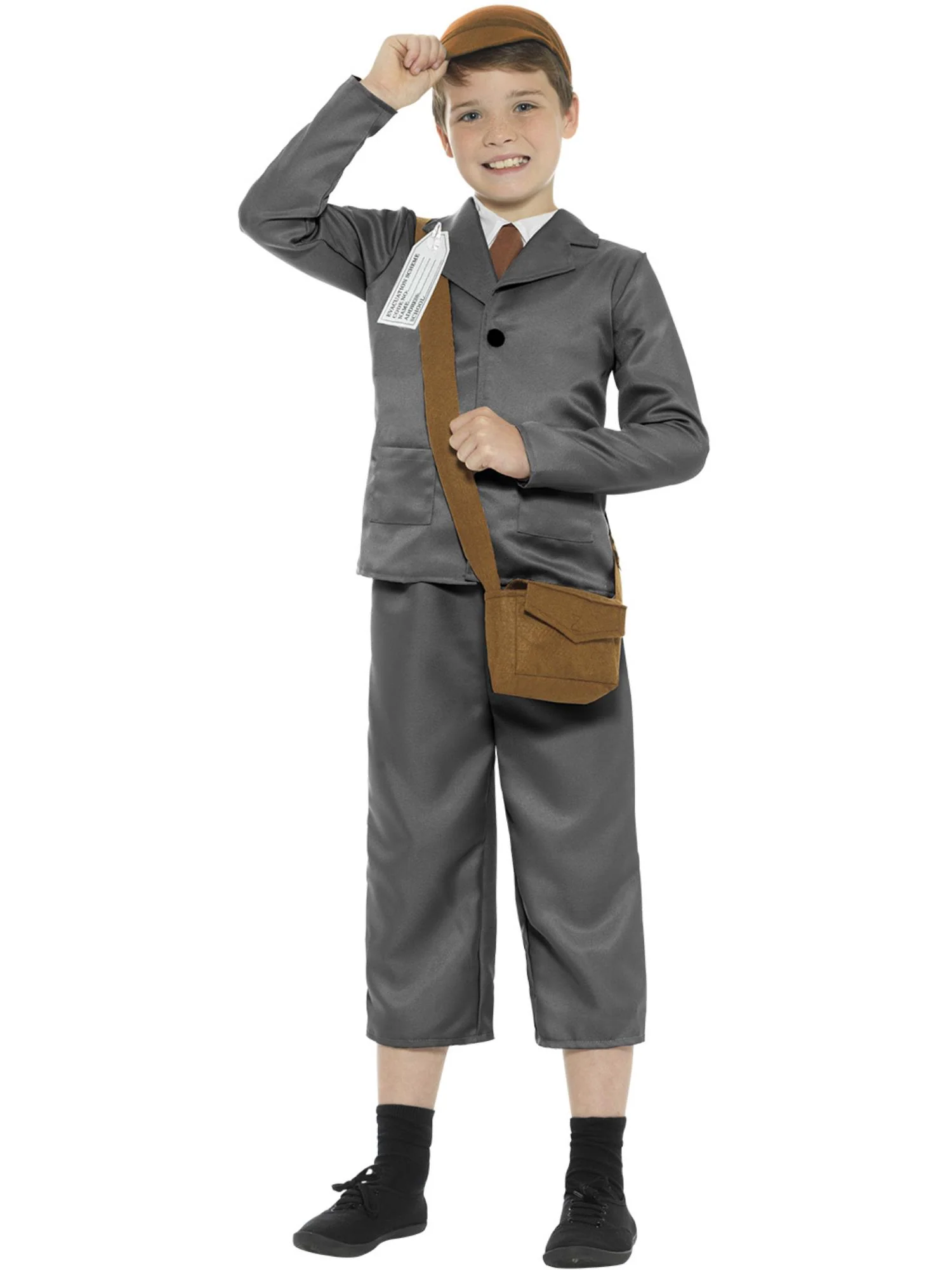 WW2 Evacuee Boy Costume, with Jacket, Trousers